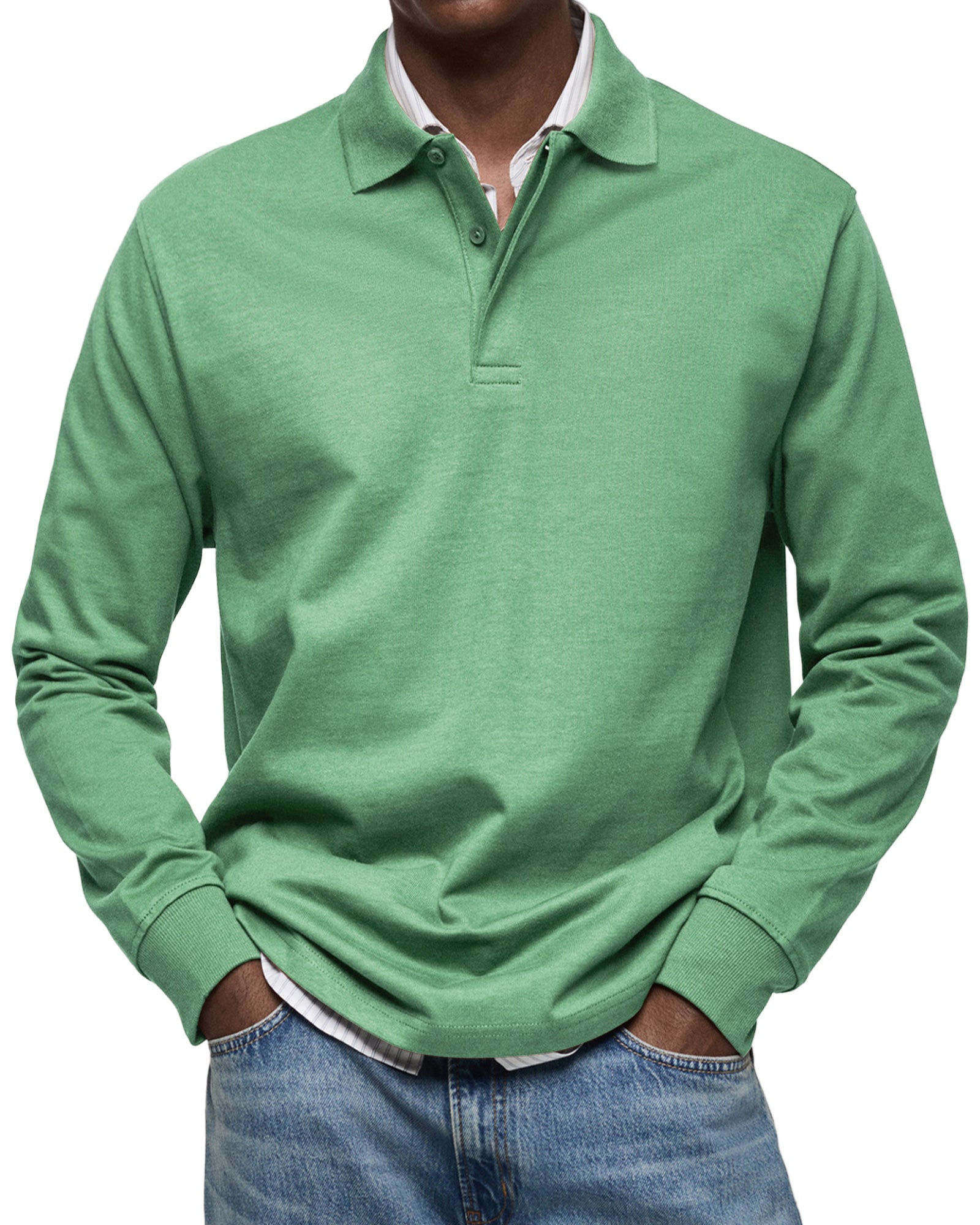Beeckhoven™ | Casual long-sleeved polo shirt