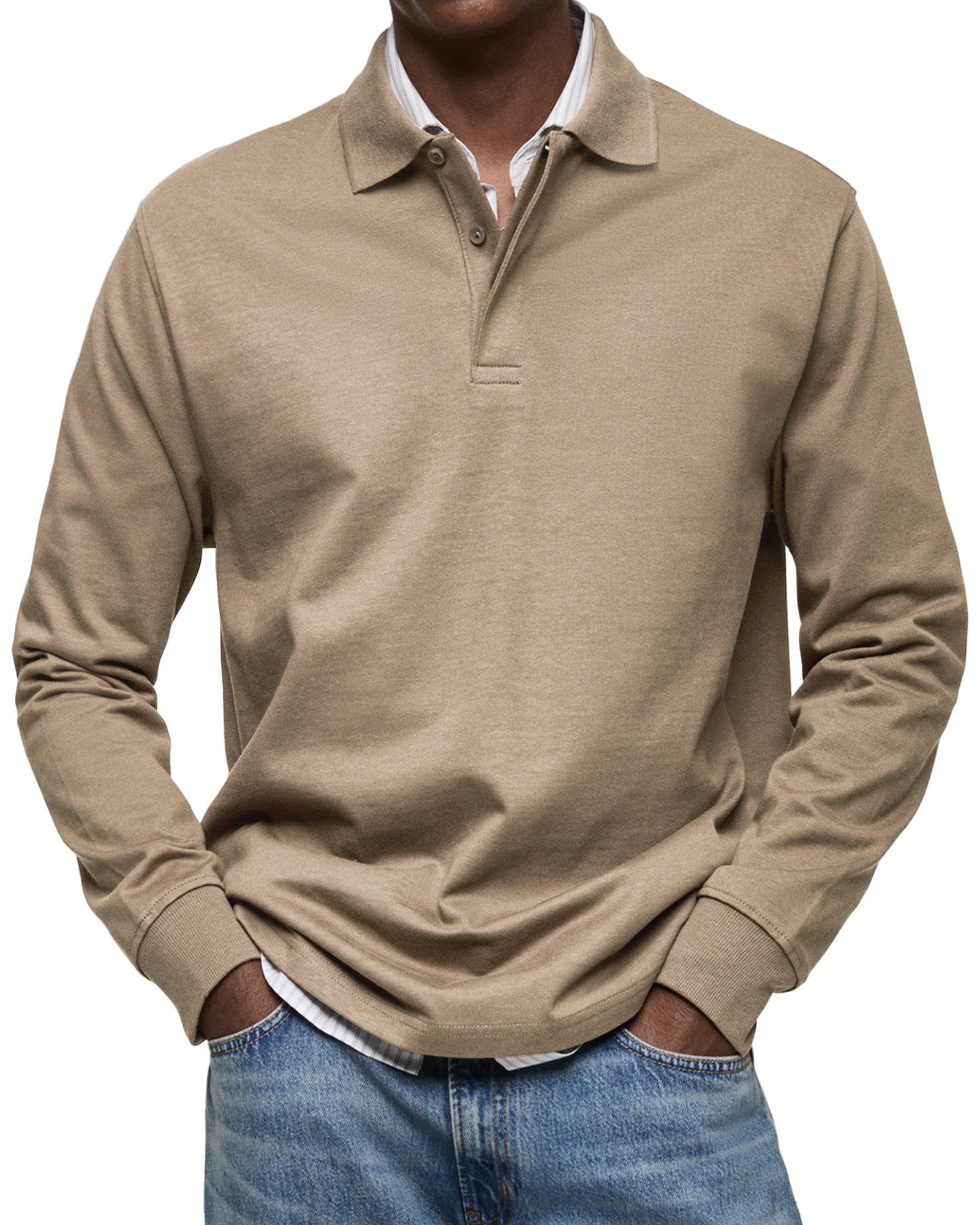 Beeckhoven™ | Casual long-sleeved polo shirt