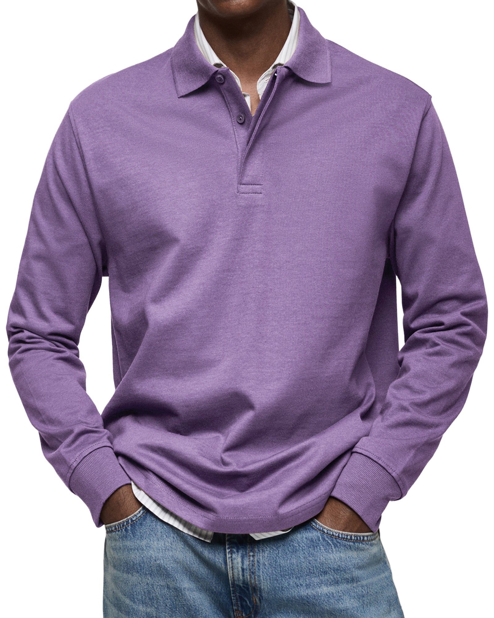 Beeckhoven™ | Casual long-sleeved polo shirt