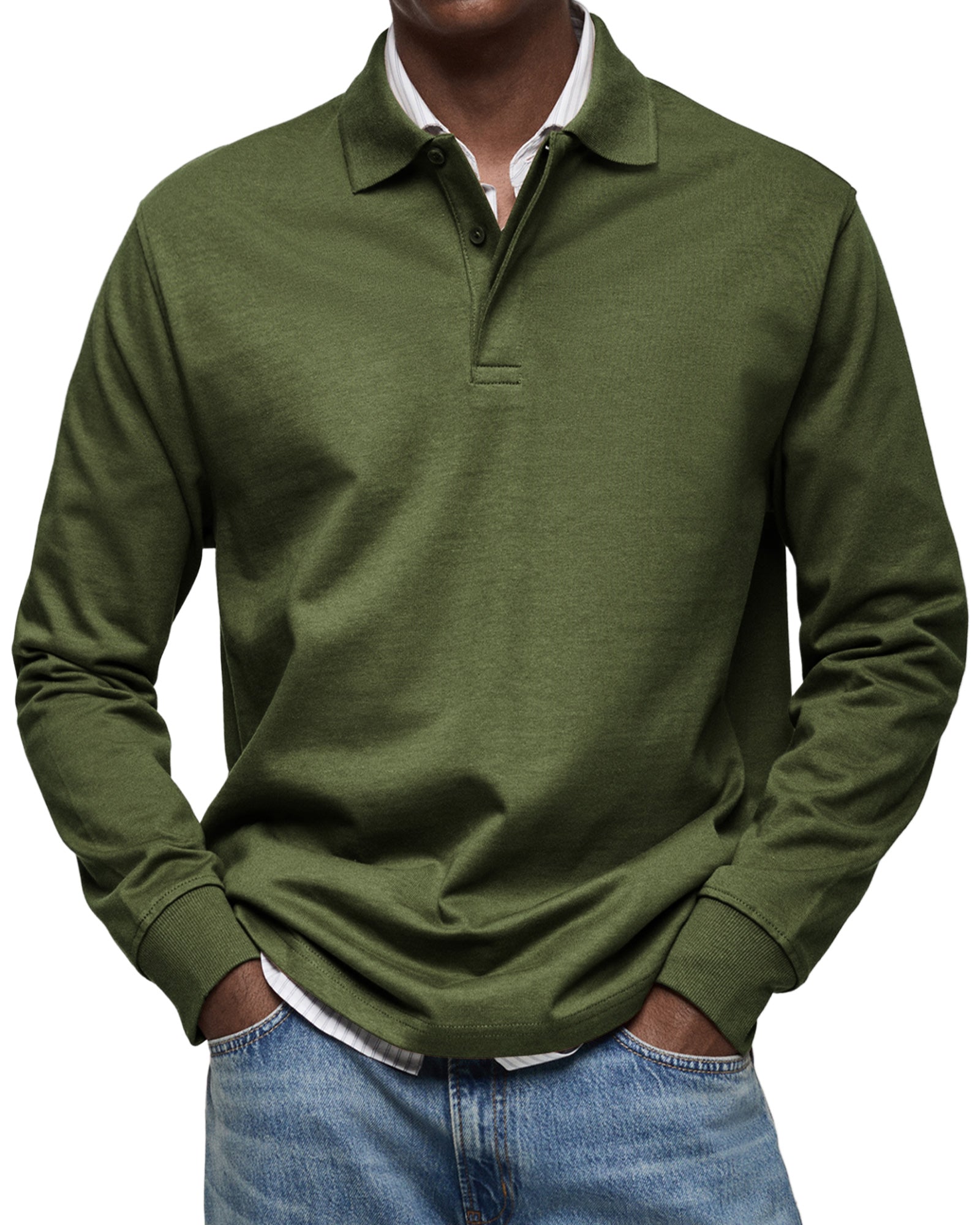 Beeckhoven™ | Casual long-sleeved polo shirt
