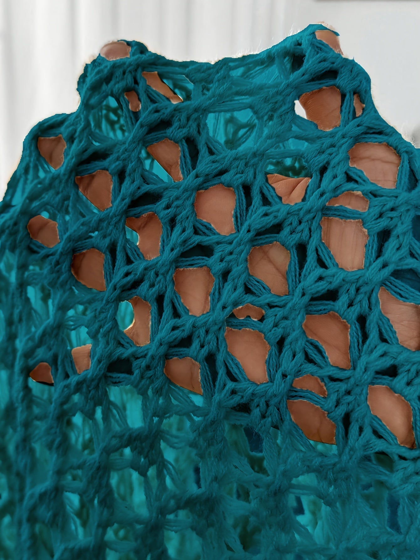Ginny – Open Knit Drape Cardigan